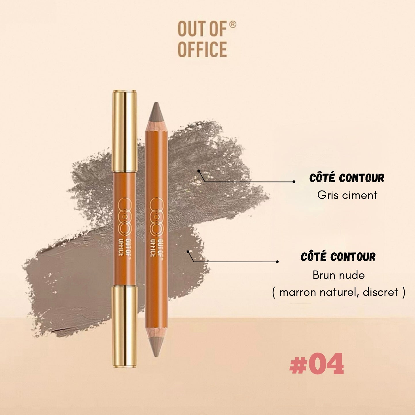 Crayon Contour & Highlighter 2-en-1 – OUT OF OFFICE